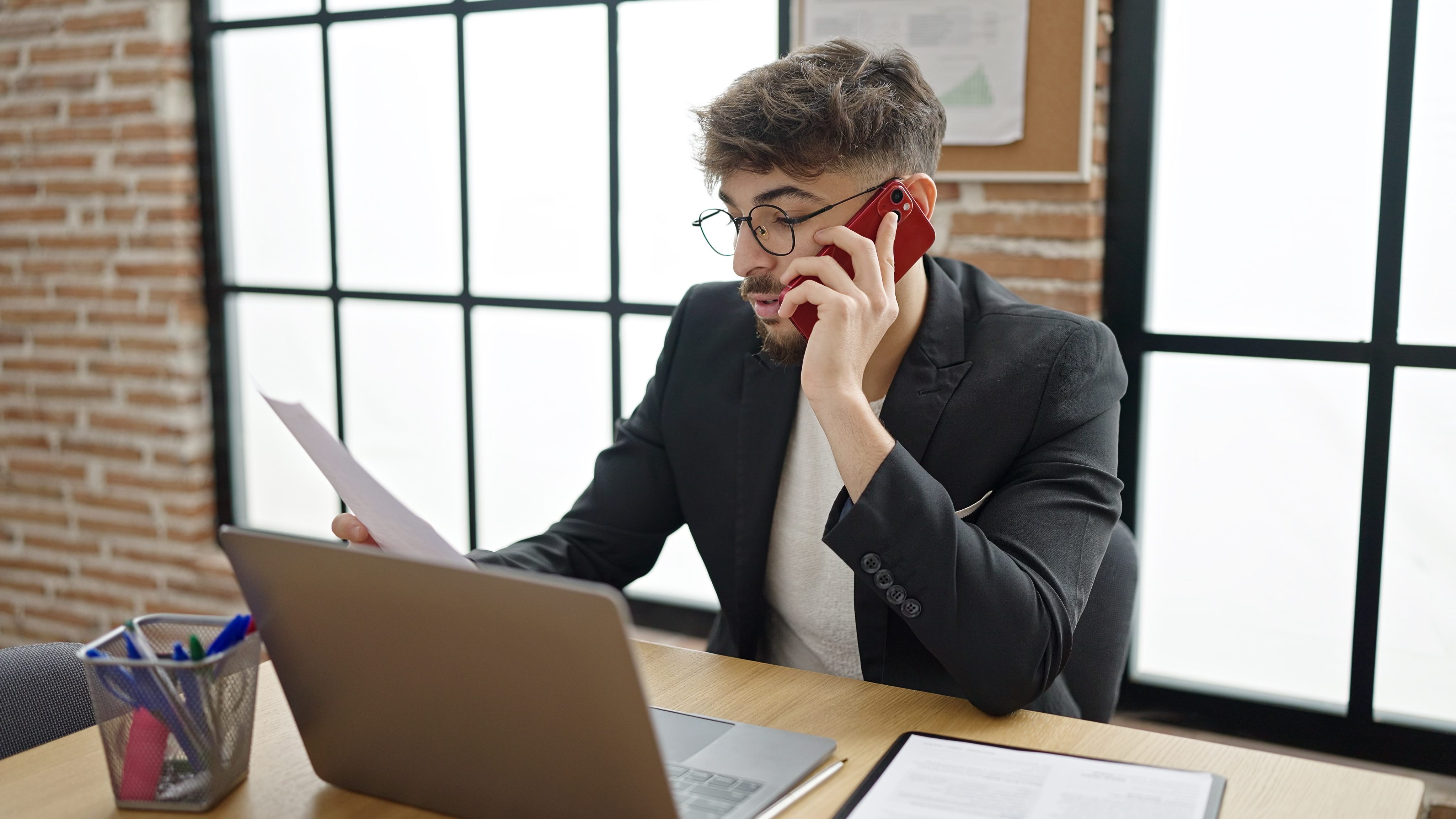 Young business worker